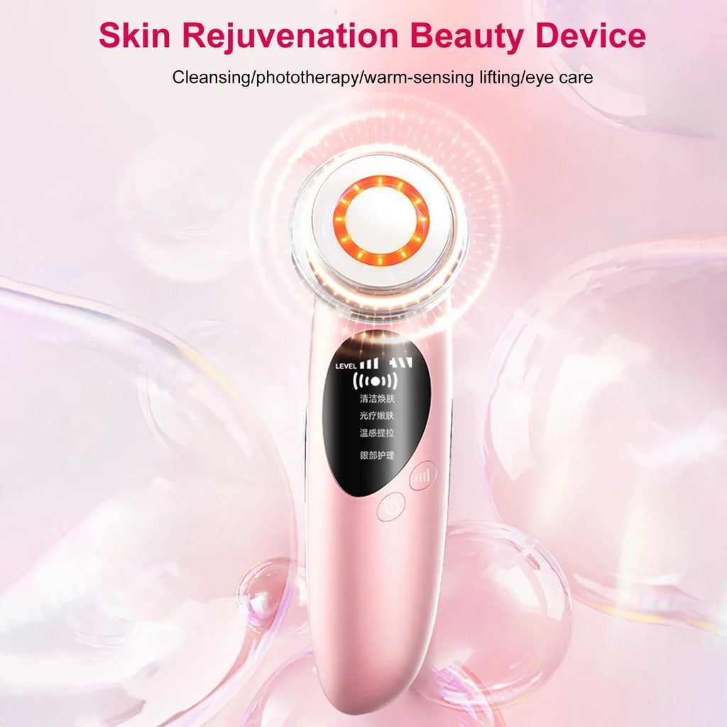 Skin Rejuvenation Beauty Device Deep Cleansing Light Therapy Warm-sensing Lifting Eye Care Import Instrument Face Massager