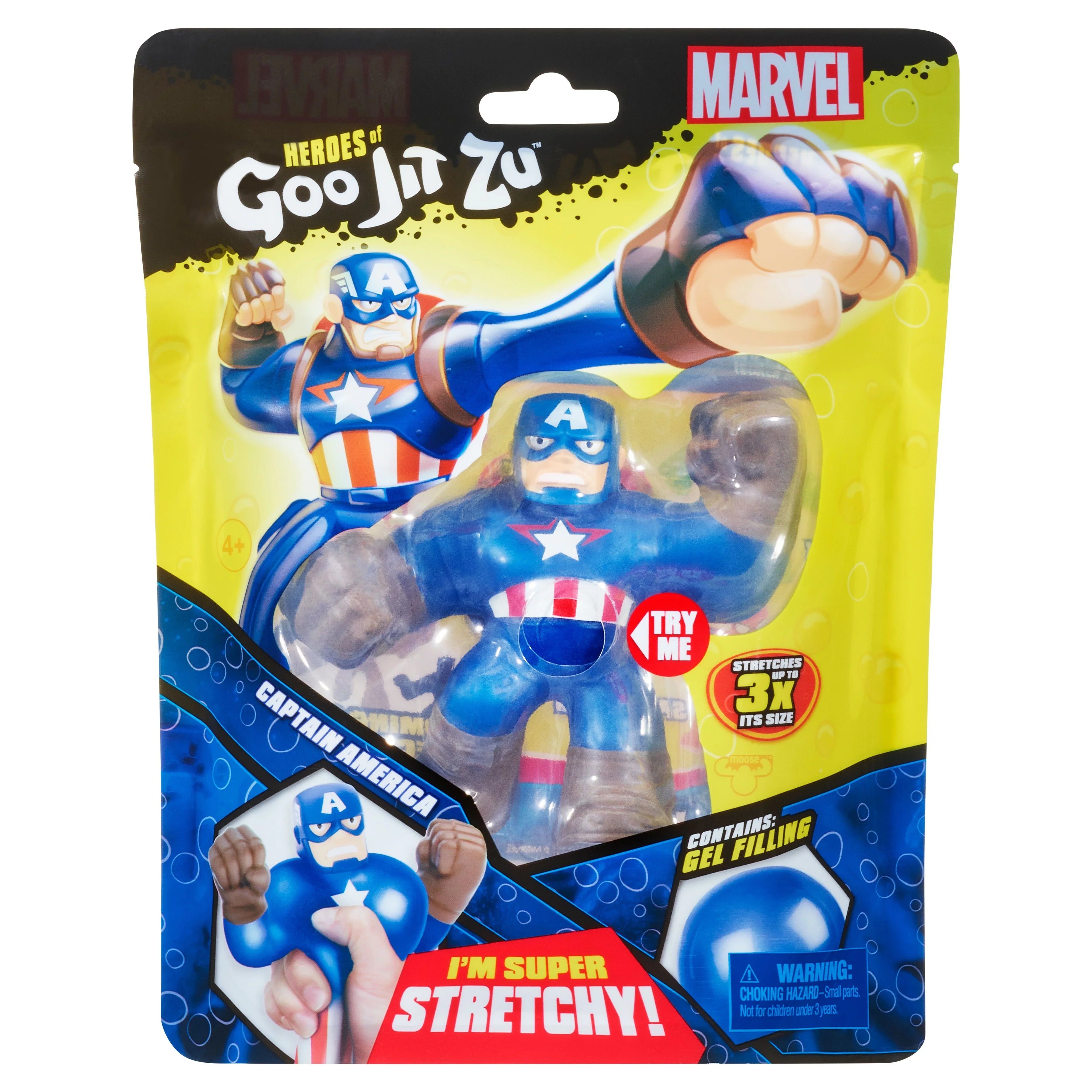 Heroes of Goo Jit Zu Licensed Marvel Hero Pack - Captain America