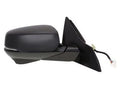 Right Passenger Side Power Mirror - Paint to Match - with Heated Glass, Turn Signal, Manual Folding, and Camera - with 2017 Honda Accord (Except Hybrid)
