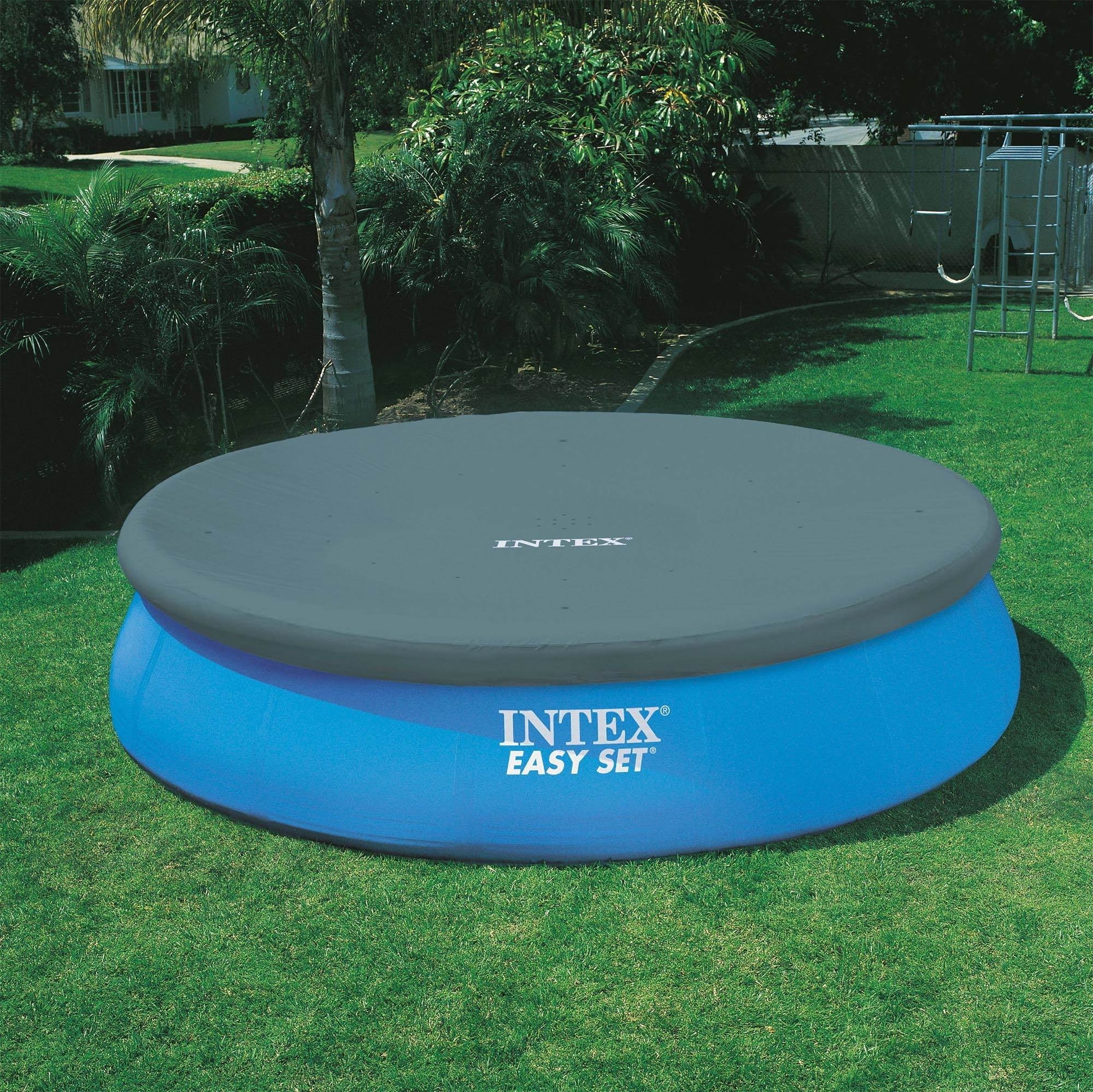 Intex 15' x 42" Easy Set Portable Inflatable Swimming Pool and Maintenance Kit