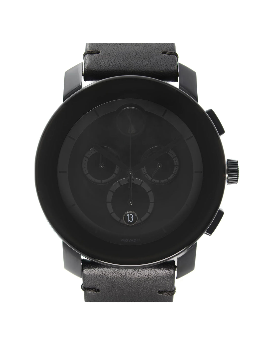 Movado Bold Chronograph Ion-Plated Steel Black Dial Quartz Mens Watch 3600337