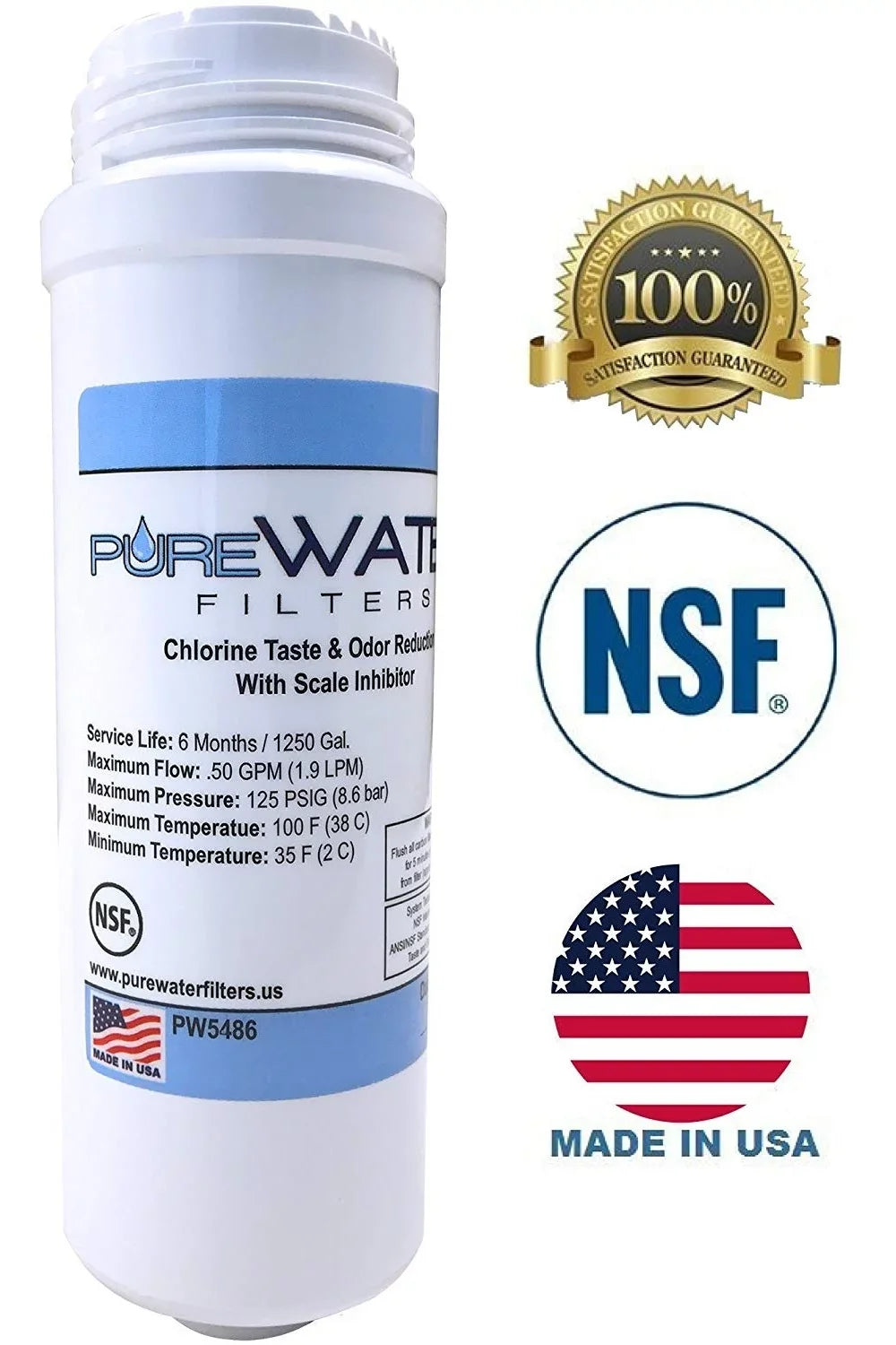 Keurig KQ8A Water Filter System Direct Water Line Plumb Kit Hookup For Models B150P, K150P, K155P, K2500, K3000, K3000SE, B3000, B3000SE, K3500, K4000