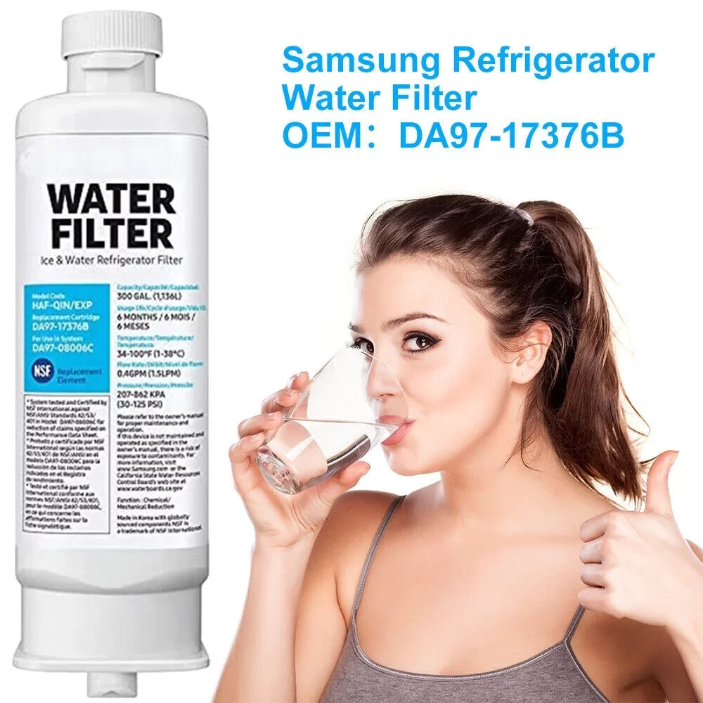 DA97-17376B Replacement with DA97-17376B Water Filter,Pack of 3