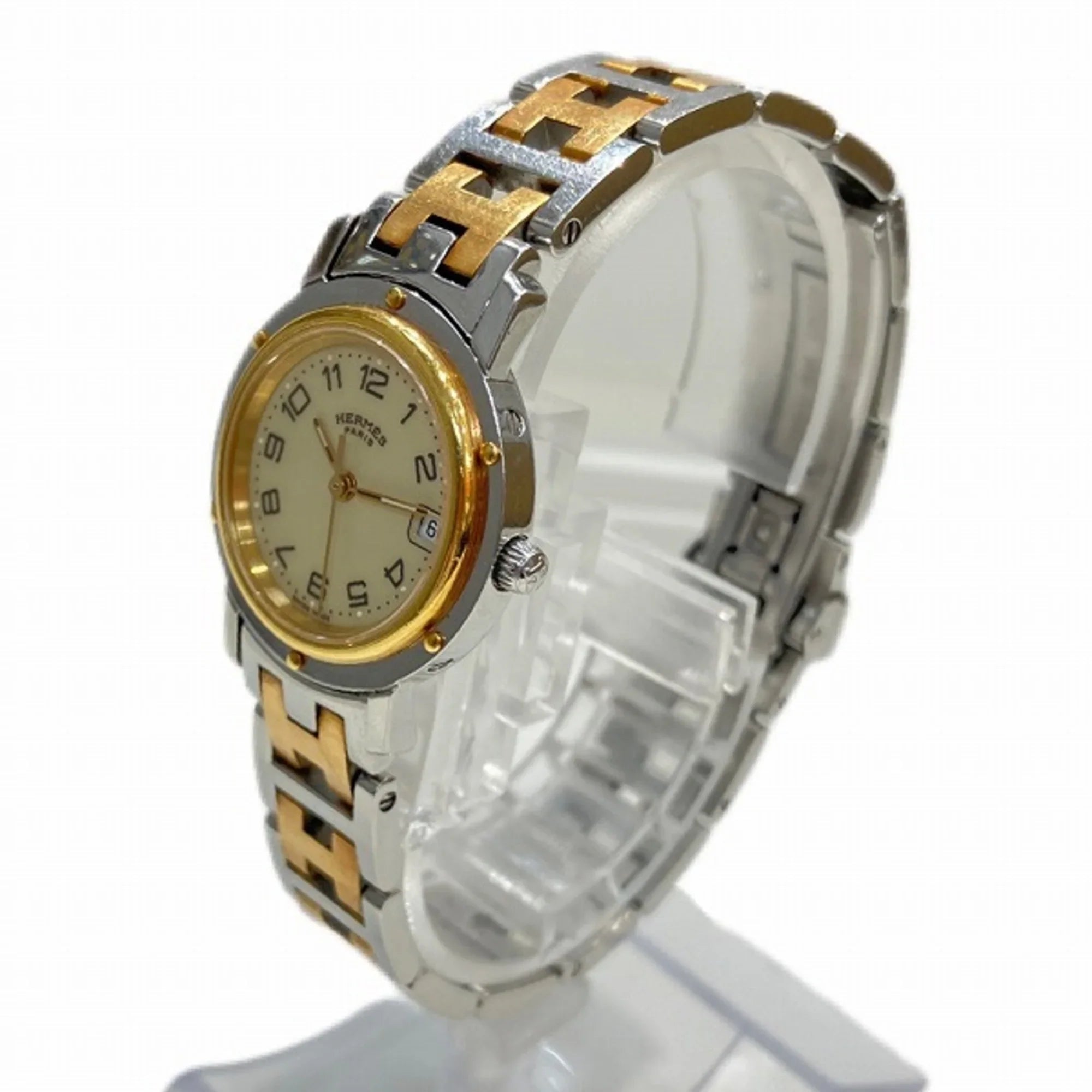 Pre-Owned Hermes Clipper CL4.220 Quartz Watch Ladies (Fair)