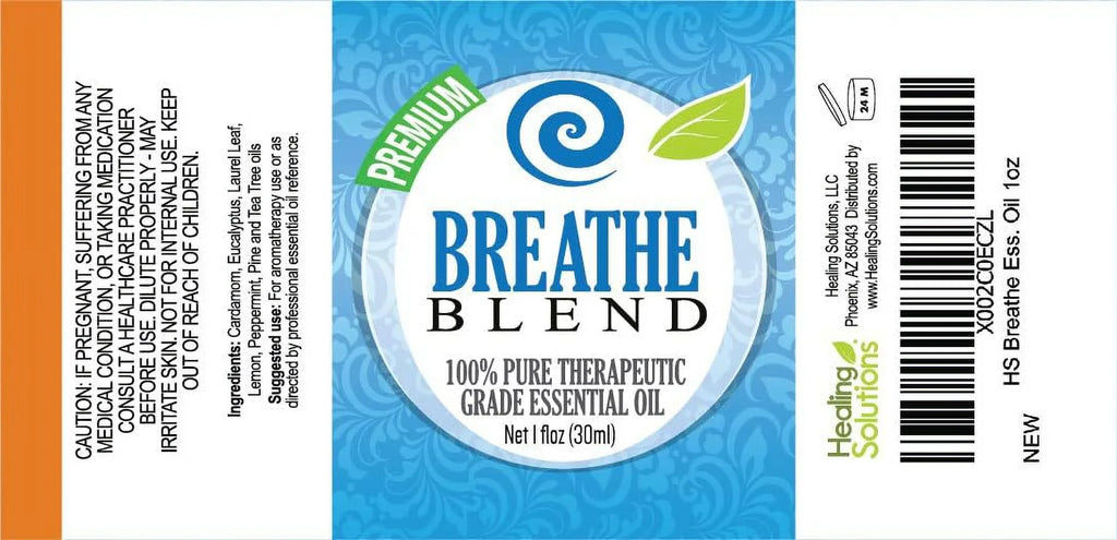Breathe Blend Essential Oil - 100% Pure Therapeutic Grade Breathe Blend Oil - 30ml