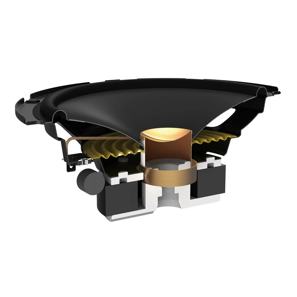 Pioneer TS-A1601C 5-1/4-In. 350-Watt 2-Way Component Speakers Black and Gold, Max Power 2 Pack, TS-A1601C