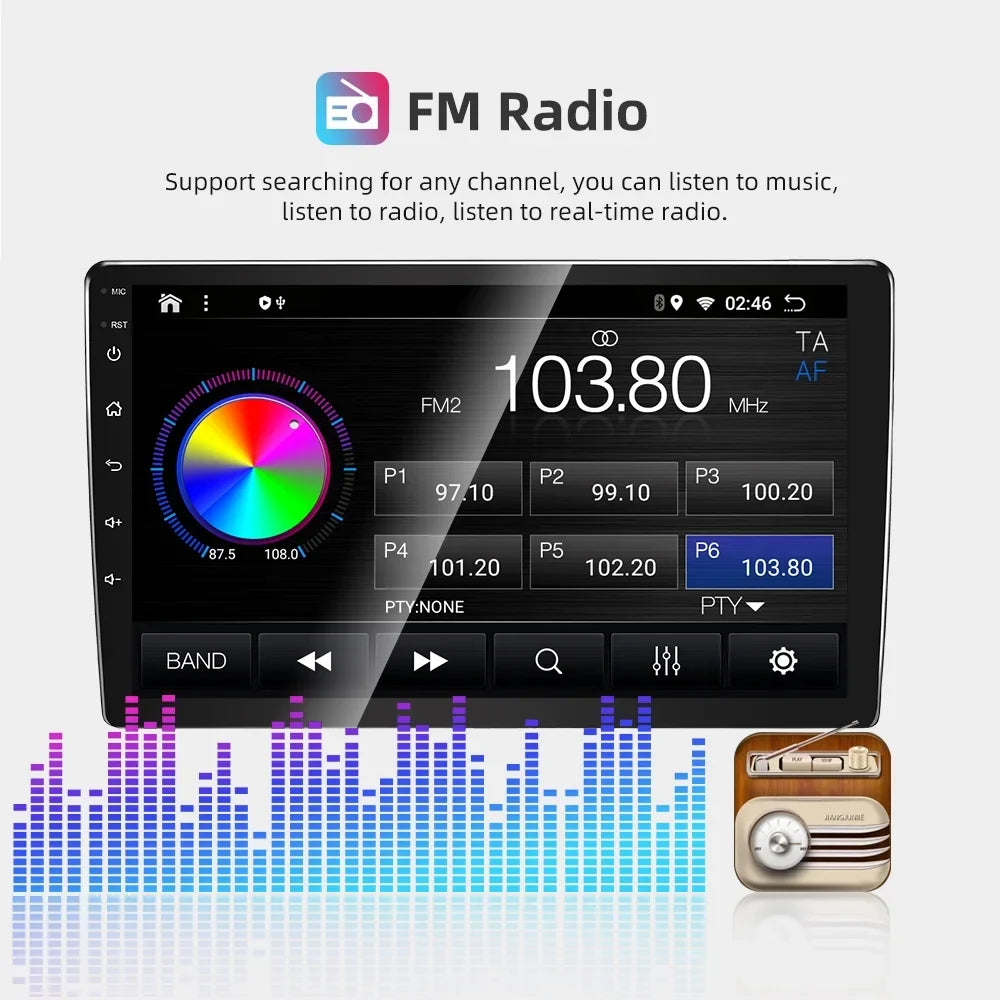 9" Android 12 Car Stereo Radio GPS CarPlay Nissan Qashqai 1 J10 2006-2013 2+32G with Spare Camera