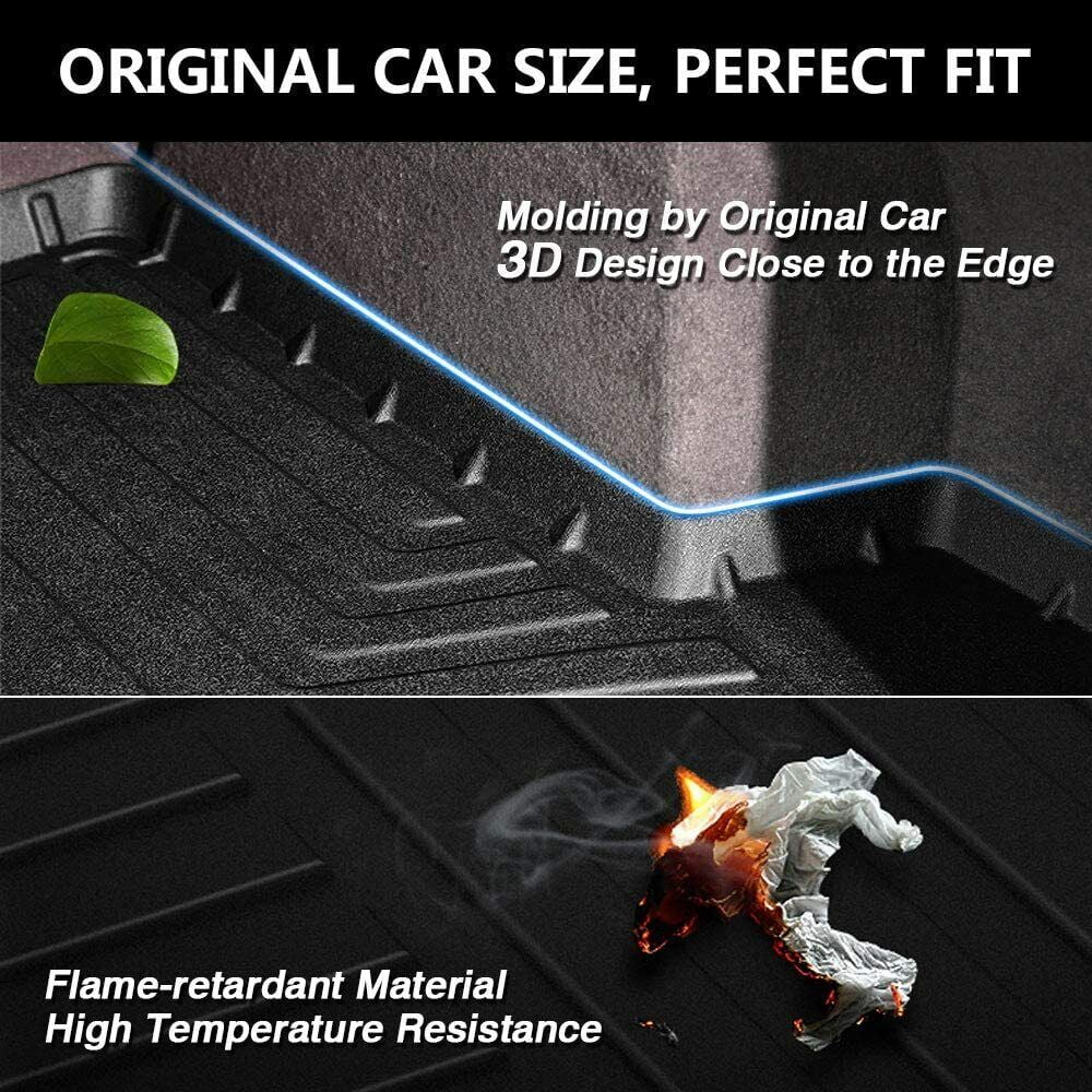 Easy to Clean 2011-2021 Jeep Grand Cherokee TPO Rear Cargo Trunk Mats Liner