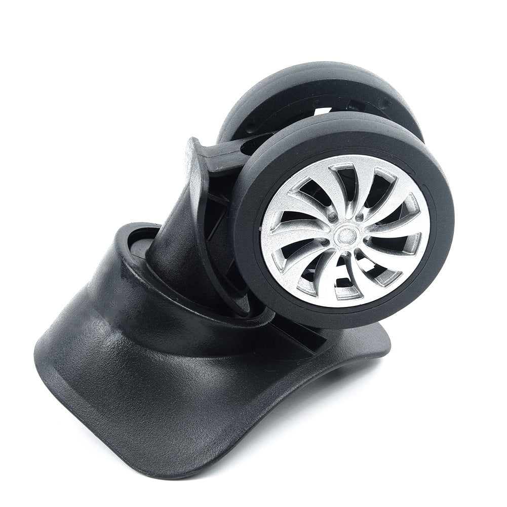 Yuri 4 Set Replacement Luggage Suitcase Wheels Swivel Universal Wheel Black