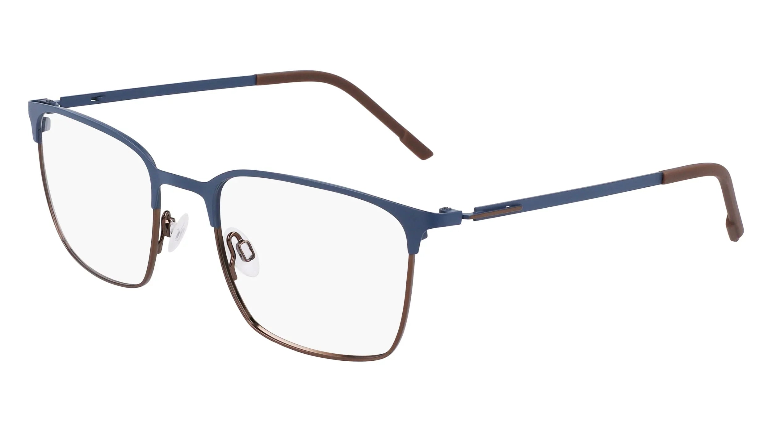 Eyeglasses FLEXON E 1140 422 Matte Blue Stargazer/Coffee