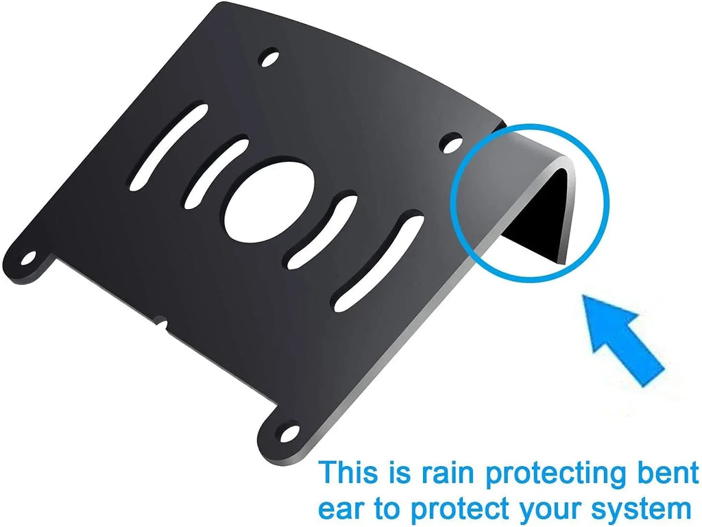 DoHonest D6 Backup Camera Bracket Adapter with a Power Adapter with Furrion Pre-Wired RV or Trailer with a FRCBRKT-BL