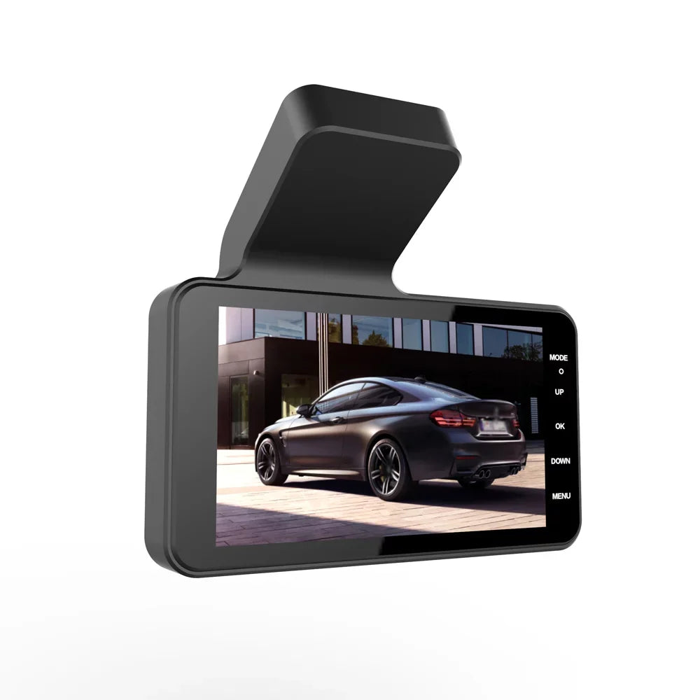 Eccomum 1080P DVR Dash Camera 4 Inch Car Dashcam Driving Recorder 170° Wide Angle with Touchscreen Support Night-Vision Loop Recording Motion Detection Reversing Picture