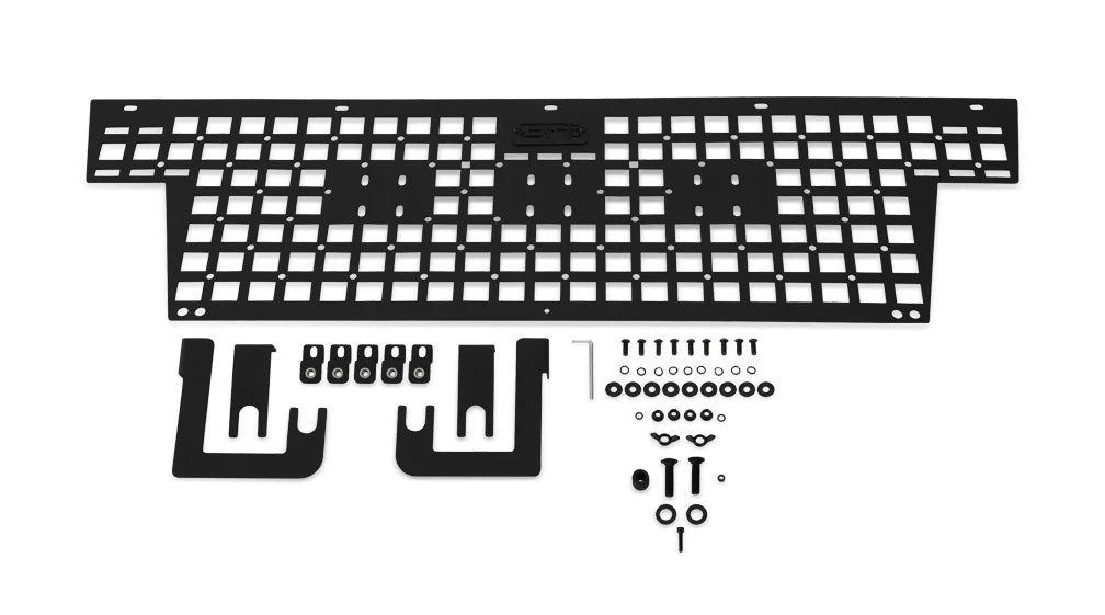 Body Armor 2005-2023 Fits Toyota Tacoma Front Bed Molle System Light Texture Bed Accessories Black TC-7126