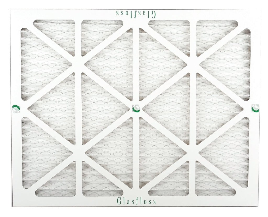 Glasfloss Air Filter 14x25x2 - 2" MERV 10 - (Pack of 12) - Pleated AC or HVAC Air Filter - Furnace Air Filter - Home or Office - Made In The USA.