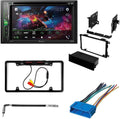 KIT4830 Bundle 1996-1999 Buick Riviera W/ Pioneer Double DIN Car Stereo with Bluetooth/Backup Camera/Installation Kit/in-Dash DVD/CD AM/FM 6.2" WVGA Touchscreen Digital Media Receiver