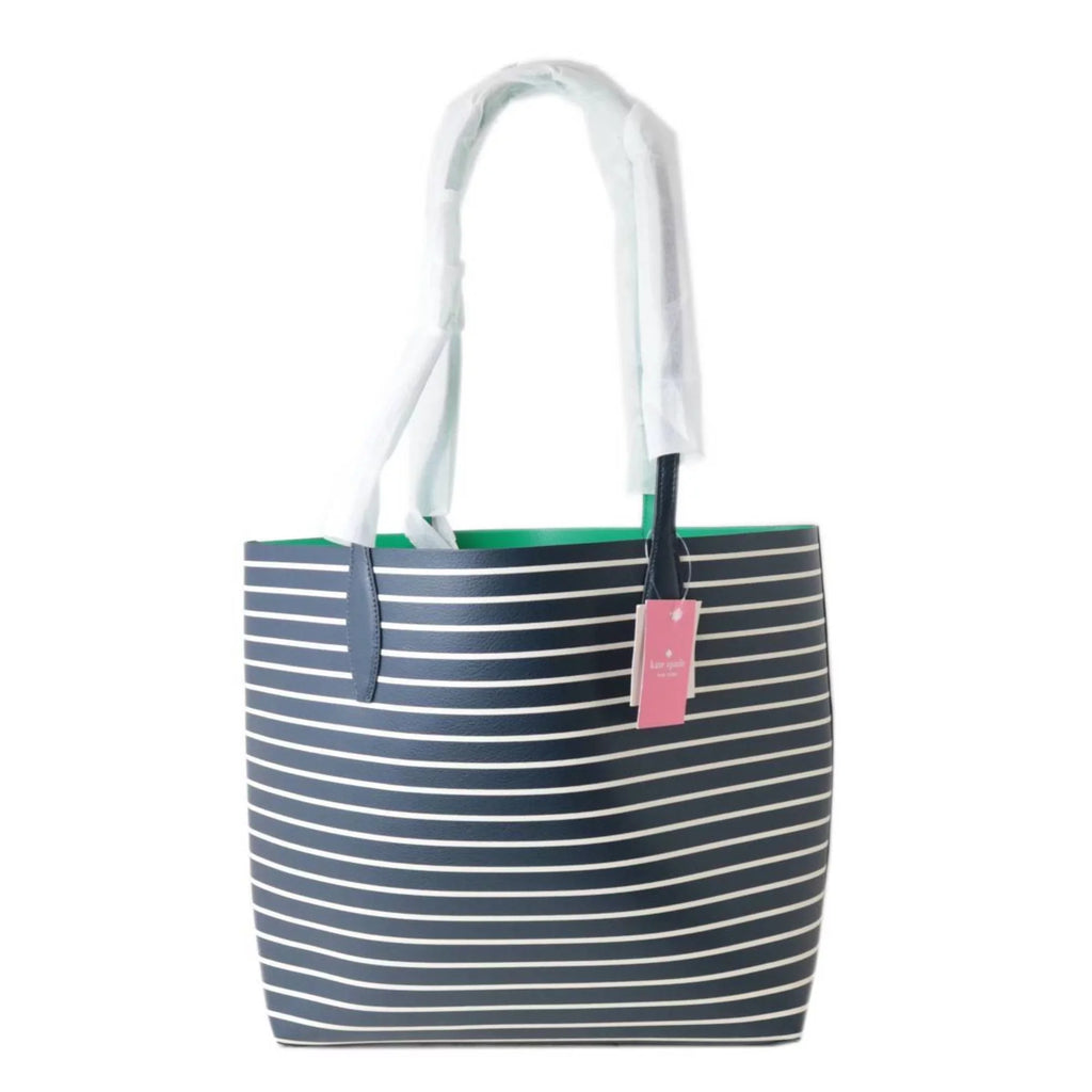 Pre-Owned kate spade new york / Kate Spade New York Arch Surprise Striped Large Reversible Tote Bag WKR00612 (460) (Good)