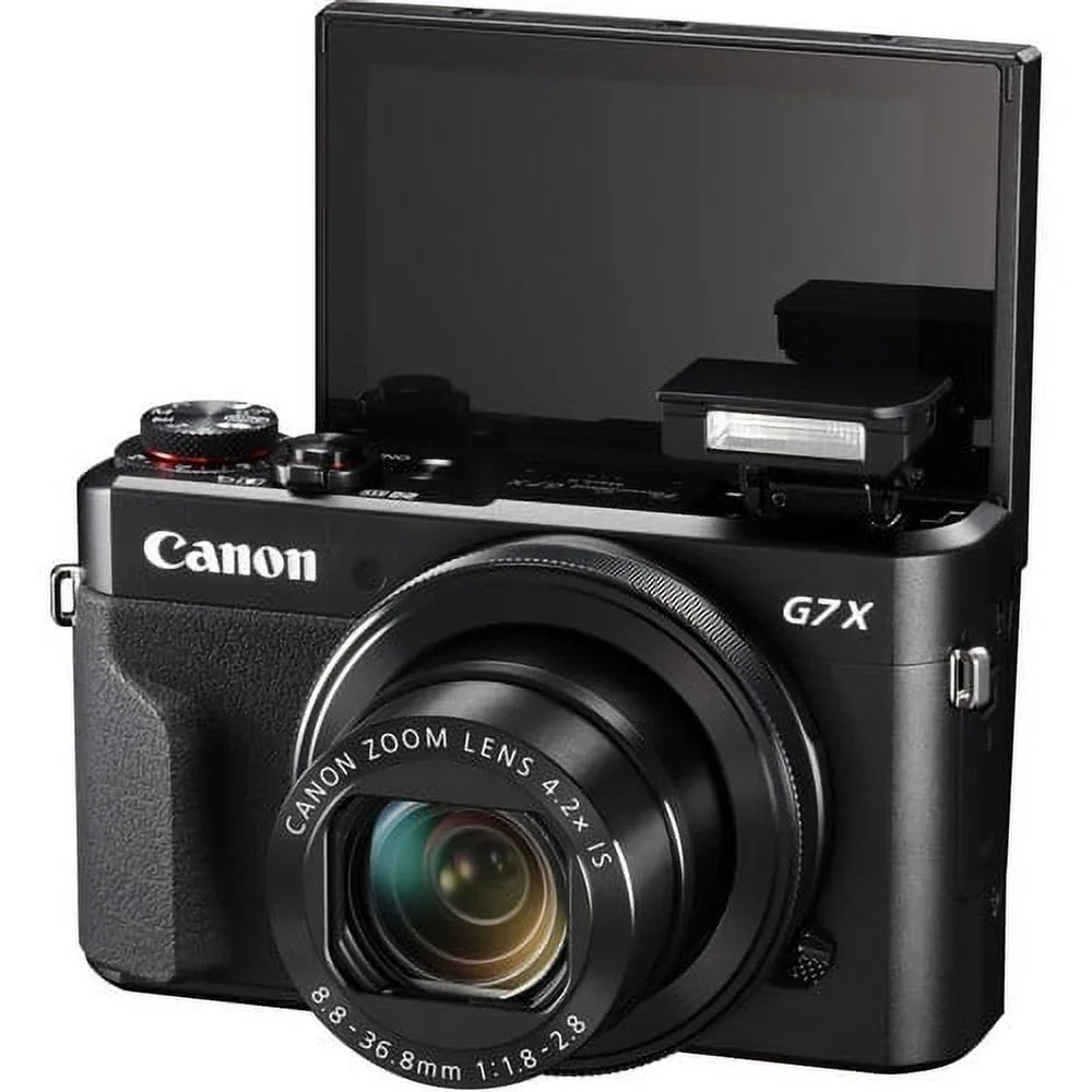 Canon PowerShot G7X Mark II Digital Camera + Pixi Starter Bundle Kit