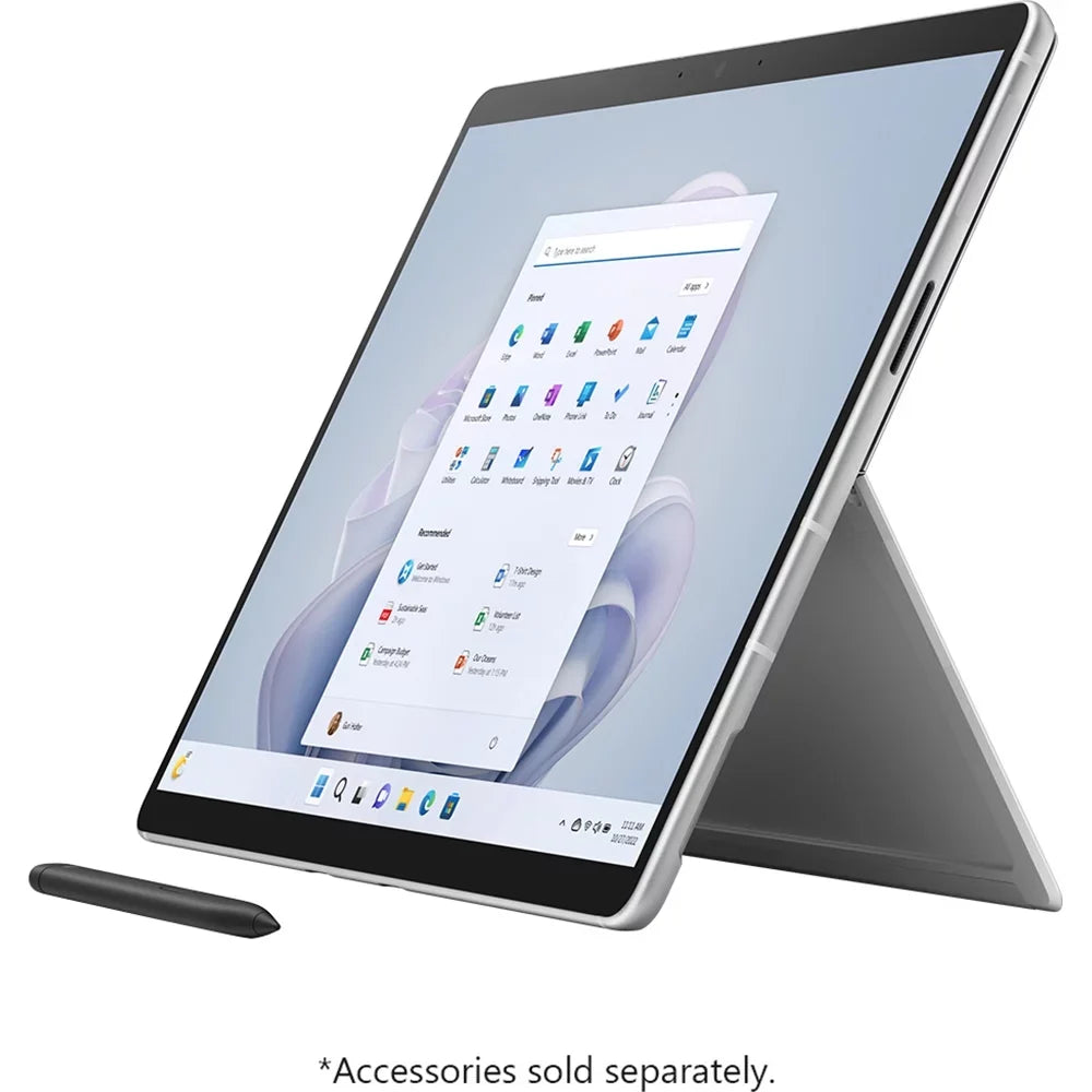 Microsoft Surface Pro 9 (2022), 13" 2-in-1 Tablet/Laptop, 5G Connectivity, Thin and Lightweight, Faster SQ3 Processor Multi-Tasking, 8GB RAM, 128GB Storage with Windows 11, Platinum - (Open Box)