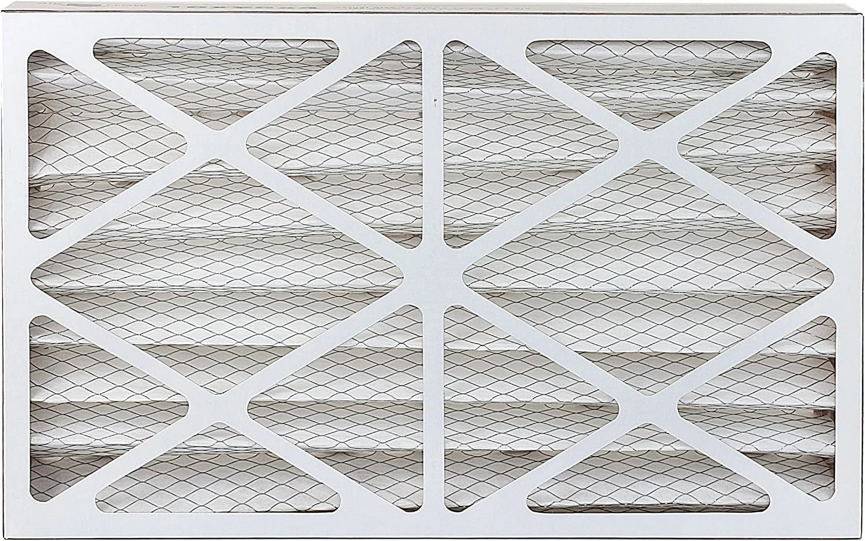 Filterbuy 10x25x4 MERV 8 Pleated HVAC AC Furnace Air Filters (5-Pack)