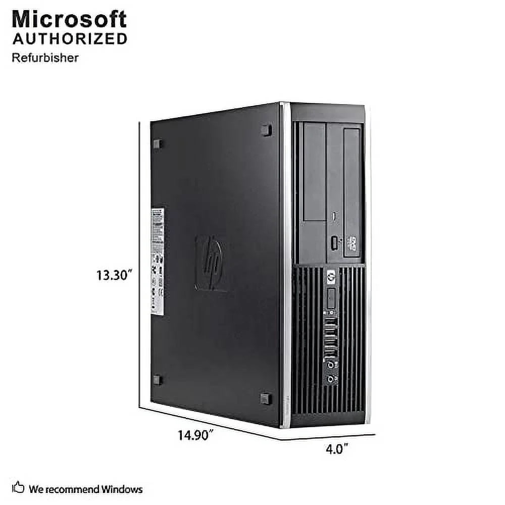 HP Compaq Pro 6305 SFF Business Desktop PC, AMD A6 5400B up to 3.8G,8G,1T SSD, DVD, WiFi, BT 4.0, VGA, DP, Win 10 64 Bit-Multi Language(AMD A6)(used)