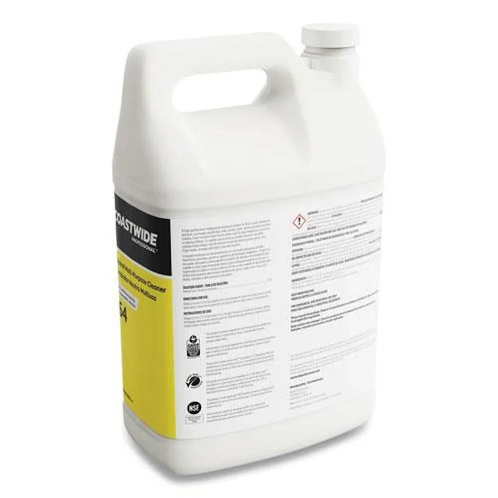 Coastwide Professional CW640001-A Neutral Multi-purpose Cleaner 64 Eco-id Concentrate, Citrus Scent, 1 Gal Bottle, 4/carton