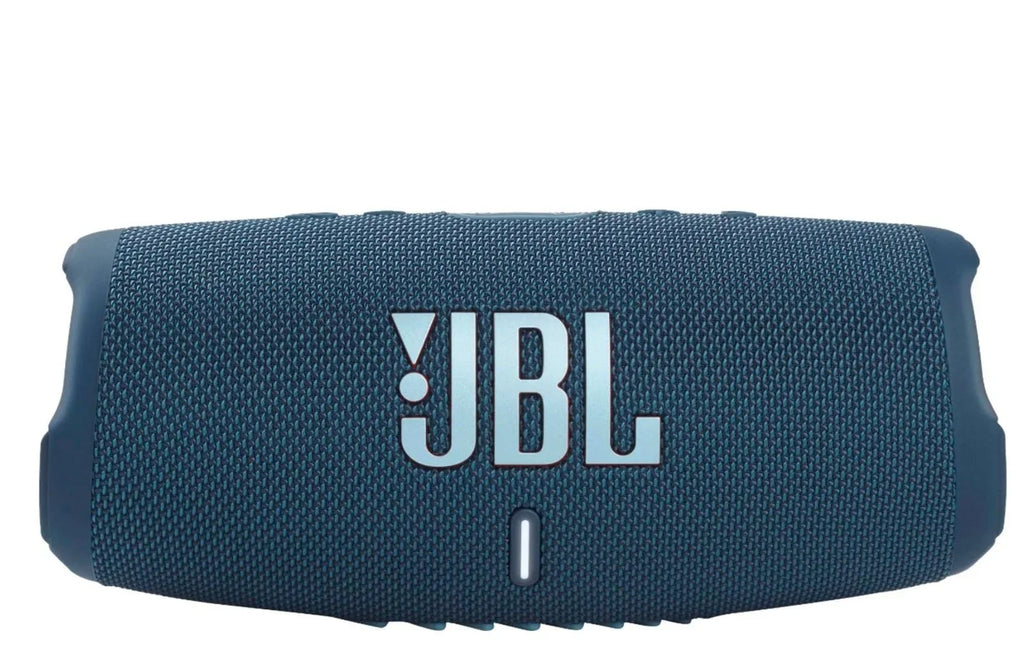 JBL Charge 5 Bluetooth Speaker, IP67 Waterproof Bundle with Deluxe CCI Hardshell Protective Case (Blue)