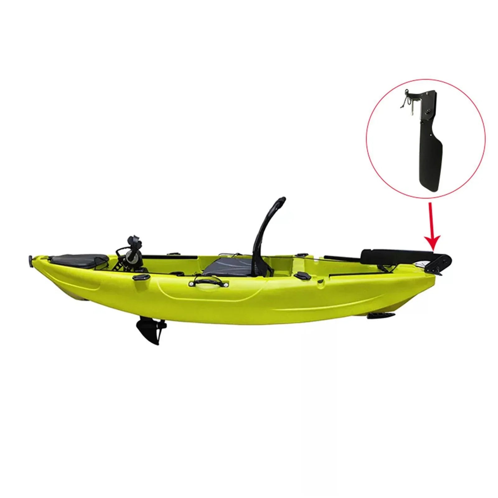 BAOSITY Kayak Rudder Canoeing Accessory Ship Supplies, Universal, Fishing Canoe Watercraft Rudder Watercraft Rudder Fishing Craft