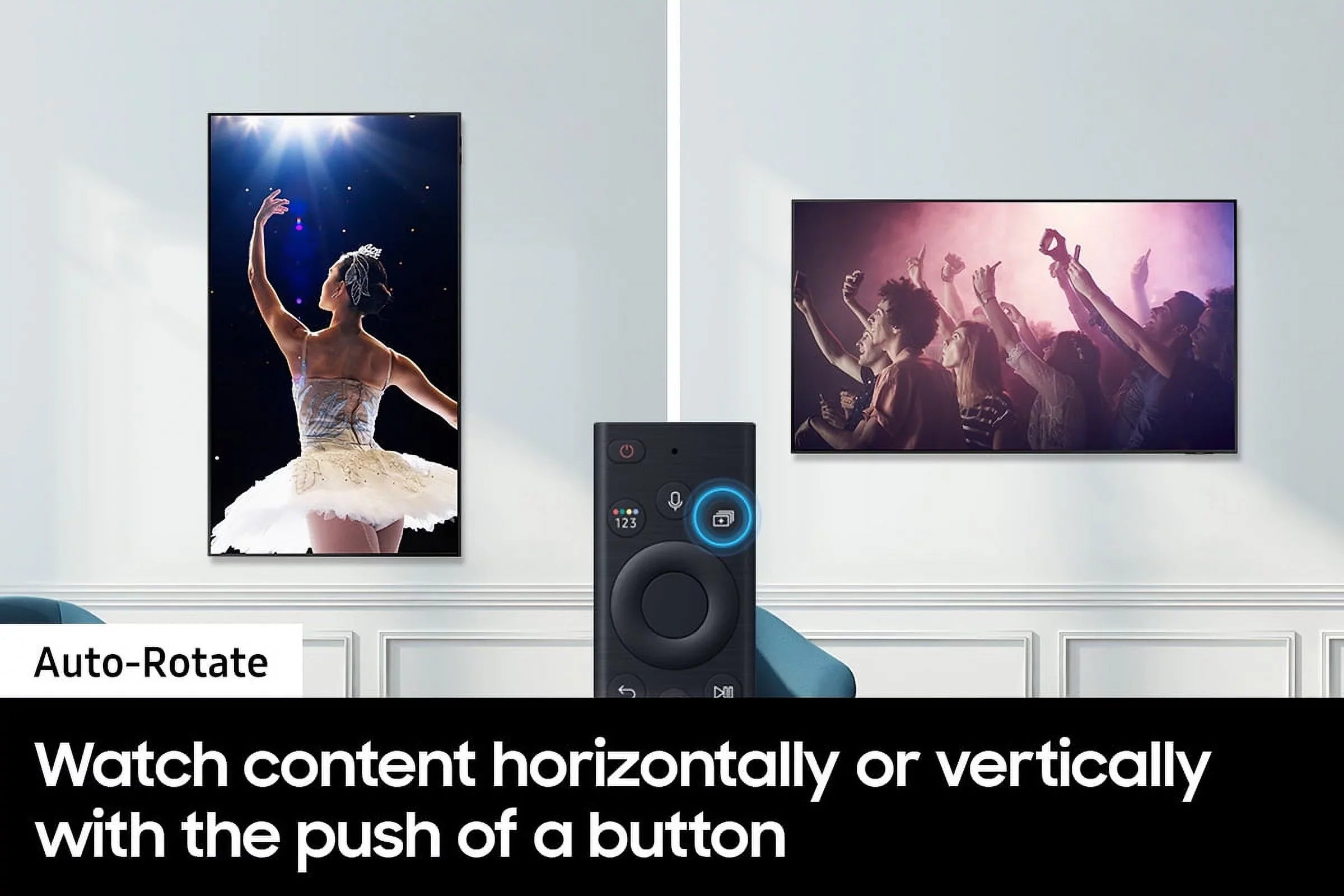 Samsung QN50QN90BAFXZA 50" QLED Quantum Matrix Neo 4K Smart TV with a Samsung VG-ARAB22WMT Auto-Rotating Wall Mount 43"-55" Samsung TVs (2022)
