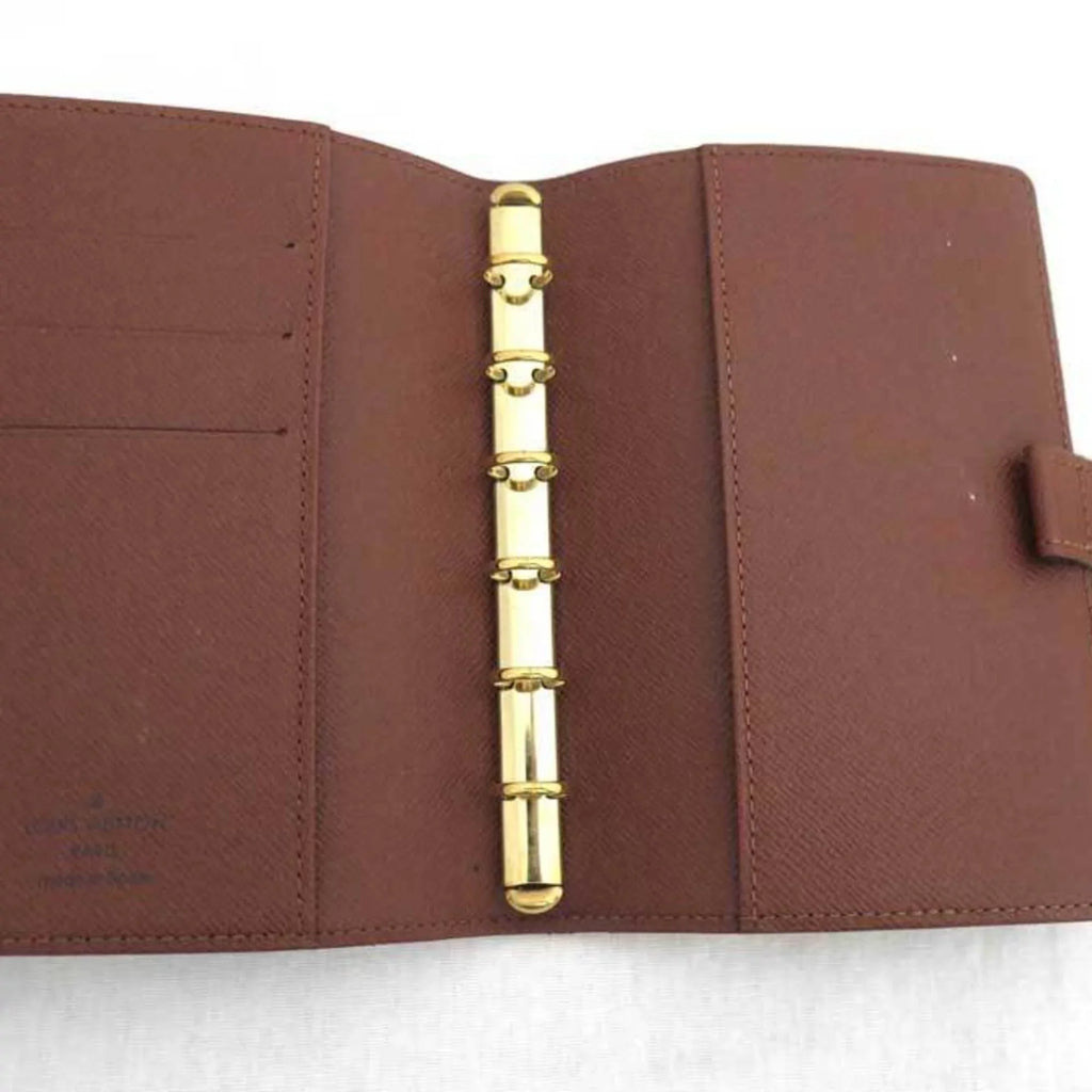 Pre-Owned Louis Vuitton LOUIS VUITTON Notebook Coating Monogram Agenda PM Canvas Brown Unisex R20005 (Good)