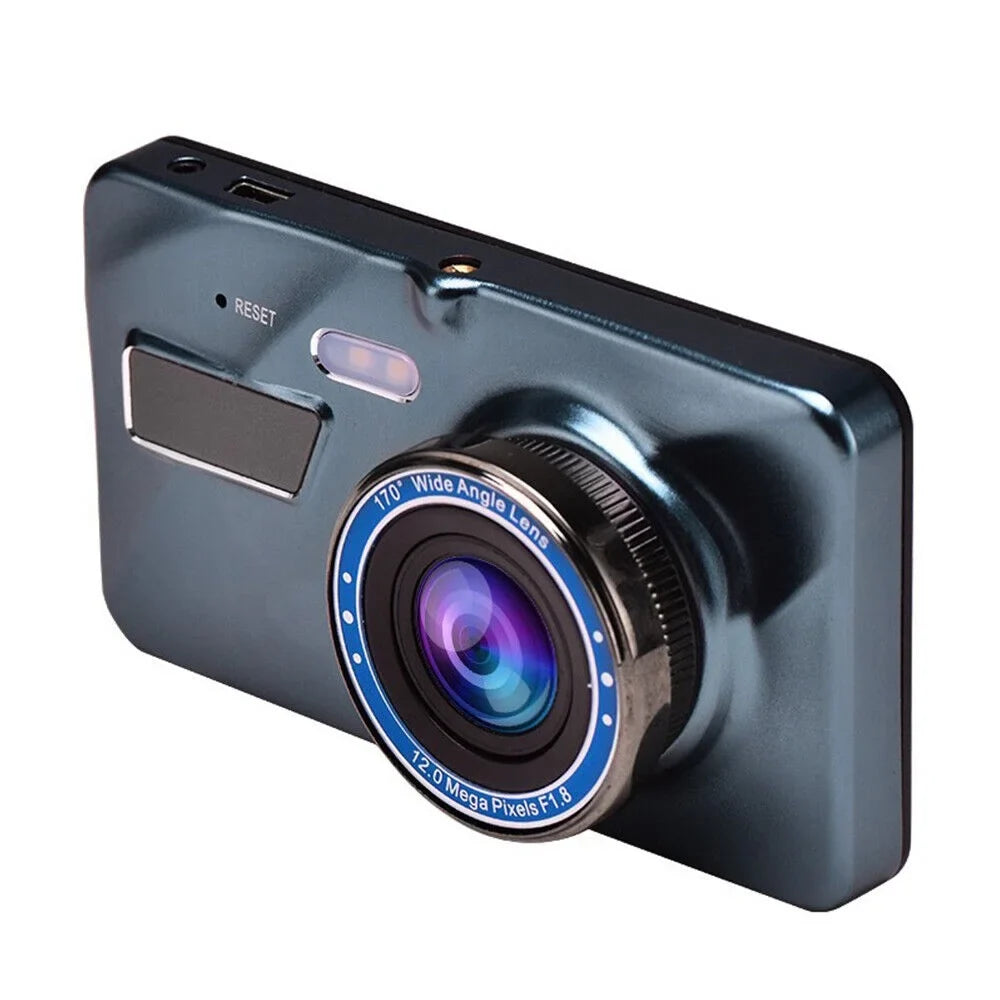 Onemayship HD 1080P Car Dual Lens Dash Cam 4" DVR Recorder Front & Rear Camera Night Vision