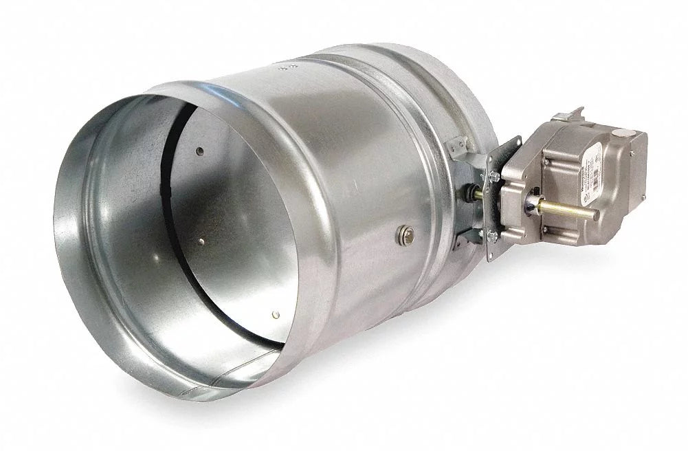 Dayton Round Smoke Damper,8-1/4 In. D,120V 3HGH7