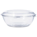 Dart Tamper-, Tamper-Evident Bowls with Dome Lid, 48 oz, 8.9 Diameter x 3.4h, Clear, Plastic, 100/Carton