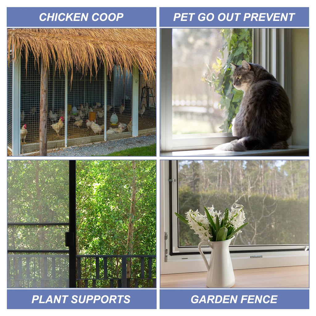 304 Stainless Steel Woven Wire Mesh Screen, Air Vent Mesh Window Screen Screen Door Replacement