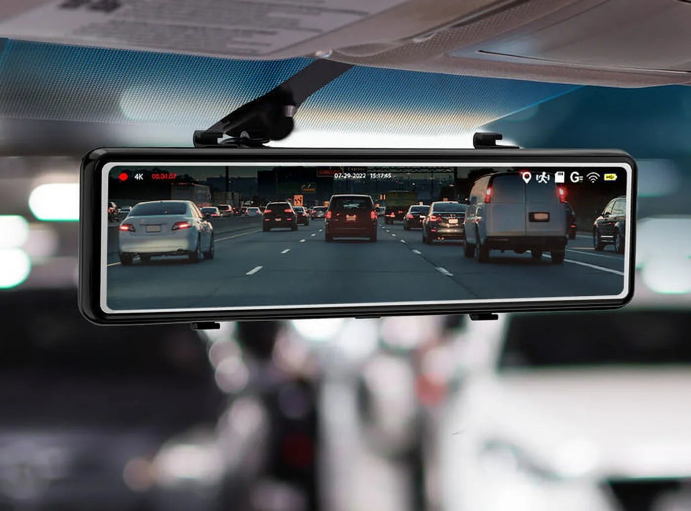 Type S Y400 4K UHD Dashcam & Rearview Mirror 2-in-1 BT532783-1