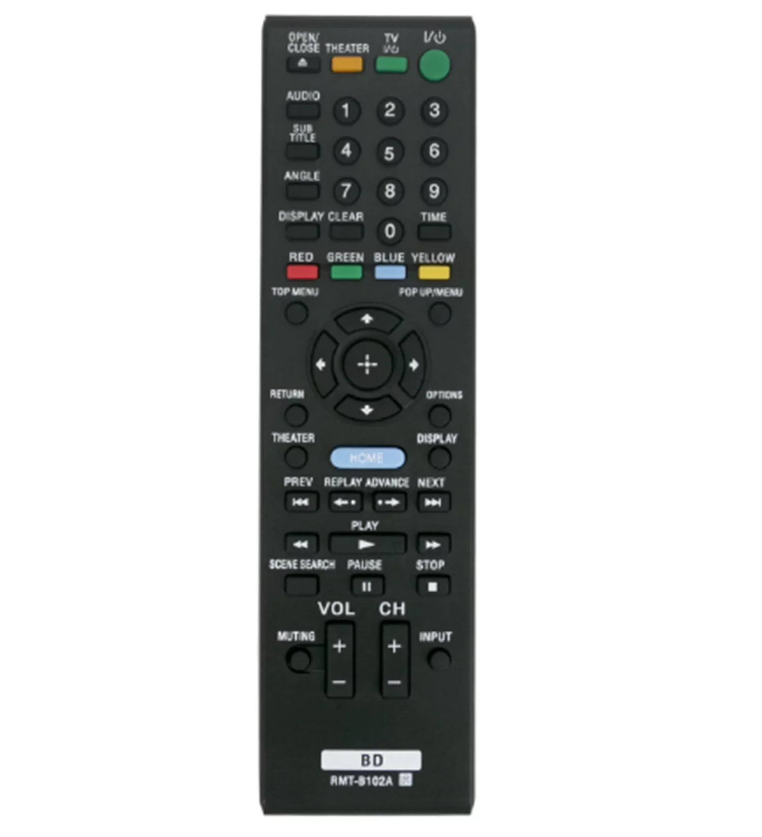 RMT-B102A Remote control replacement with Sony Blu ray DVD player BDPS350 BDP-S350B