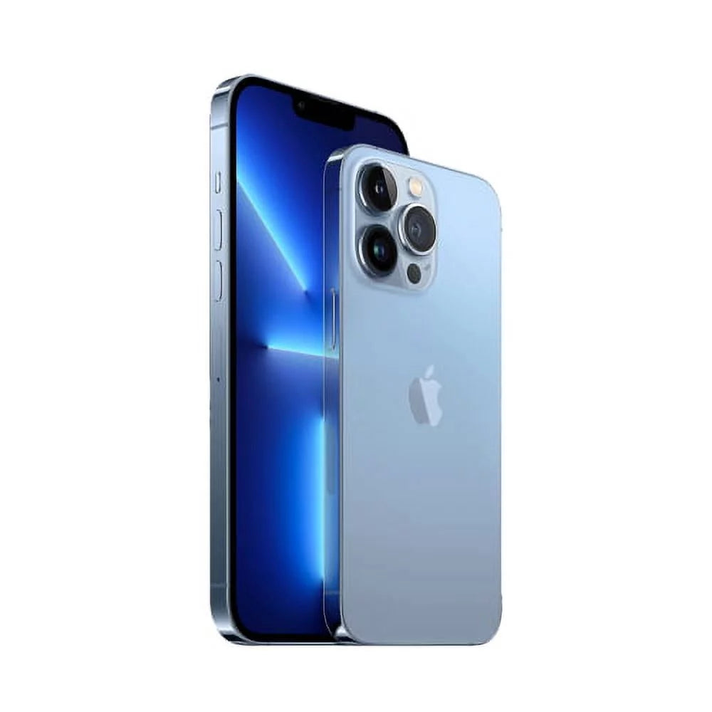 Pre-Owned Apple iPhone 13 Pro 256GB GSM Unlocked T-Mobile AT&T 5G (2021) - Sierra Blue Refurbished - Fair