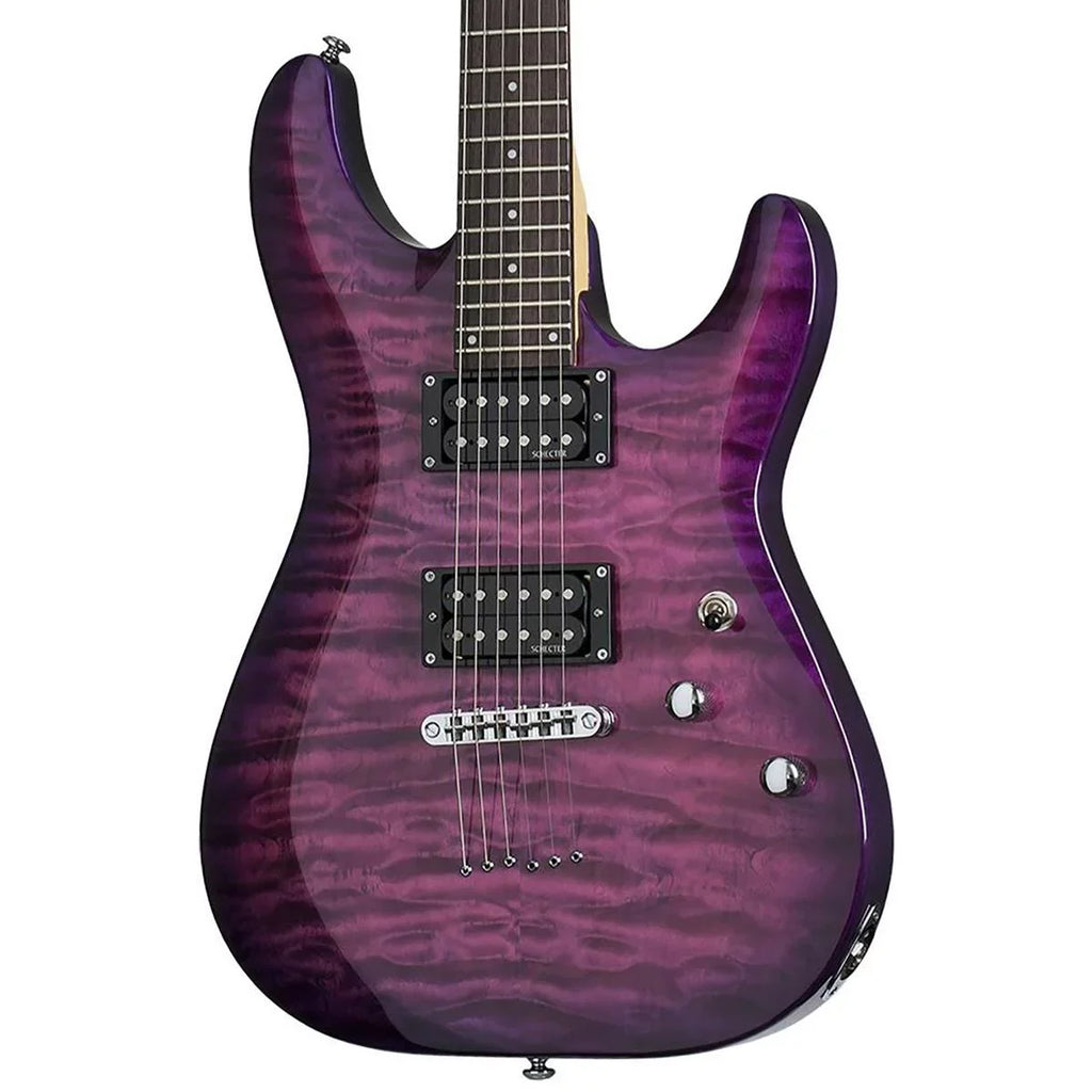 Schecter C-6 Plus Electric Guitar (Electric Magenta)