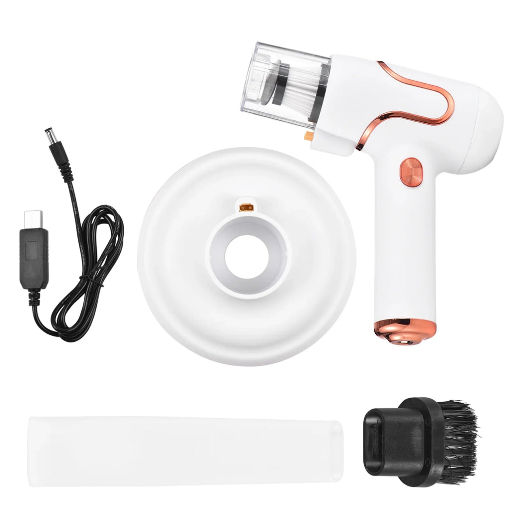 Anself Bed Mattress Cleaner Handdeld Lamp Strong Suction 8000 Timesmin Carpets Sofa Couch Mint Pet Hair Dust Removal Deep Cleaning Machine
