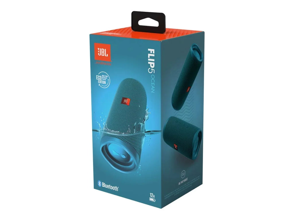 JBL Flip 5 Portable Waterproof Wireless Bluetooth Speaker - Ocean Blue