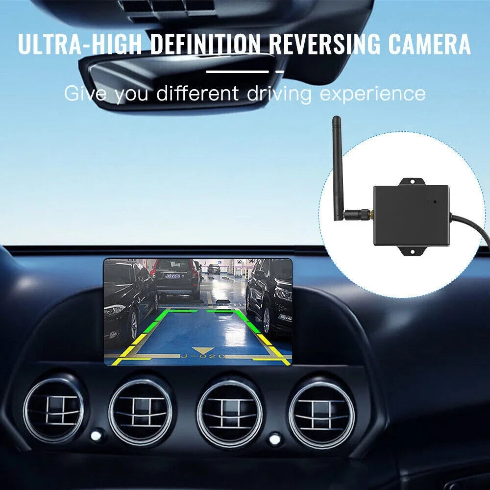 Easy Wireless Car Reversing Camera AV to Wifi Transmitter Module - Stable Signal, 50m Range - Optimal Rear View Camera
