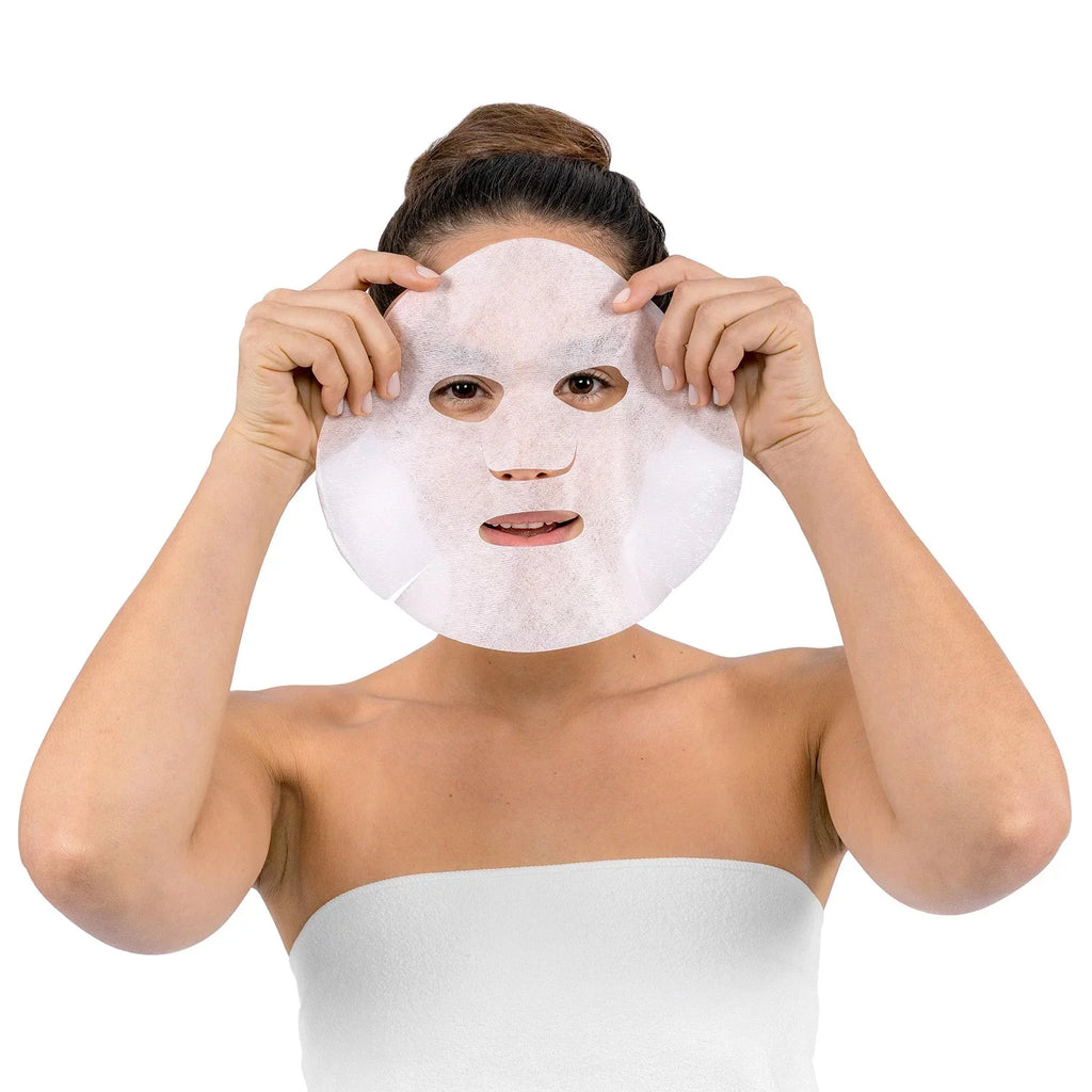 Miss Spa Hydrating Face Sheet Mask with Aloe, Skin Care Women, 4-Pack