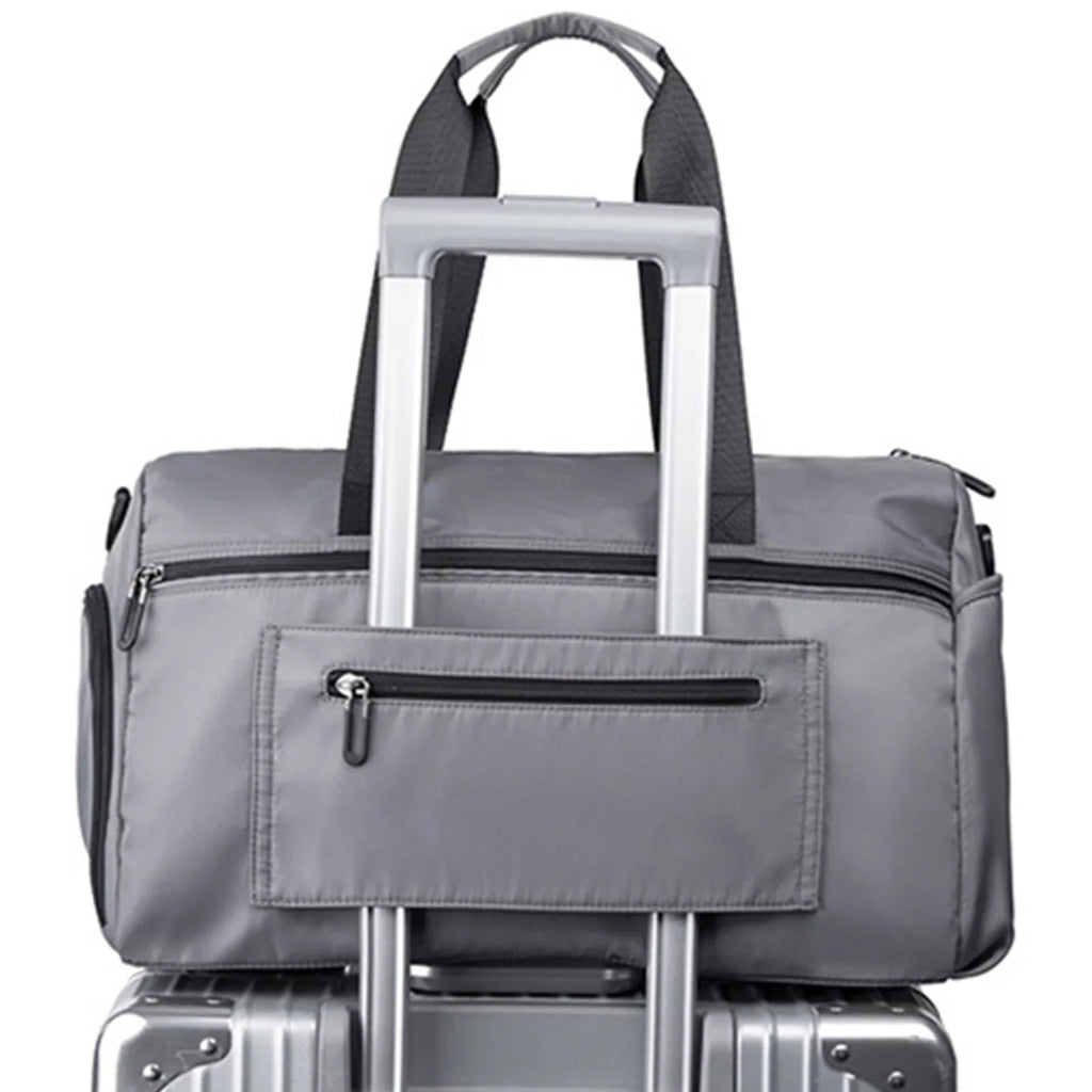 Tsseiatte Travel Duffel Bag Women Men Overnight Bag Small Sports Bag with Dry Wet Pocket and Shoes Compartment