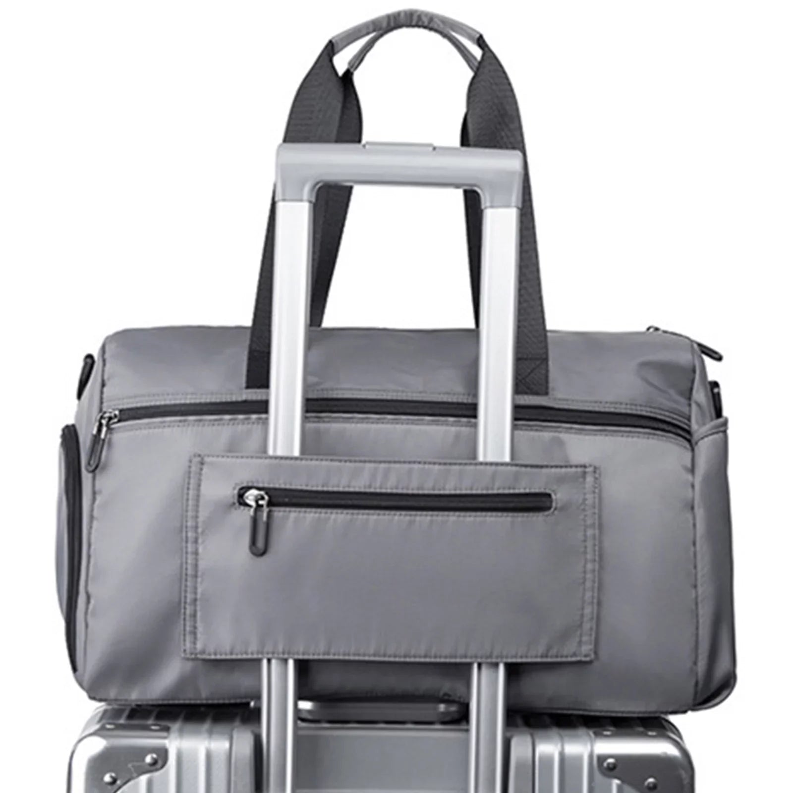 Tsseiatte Travel Duffel Bag Women Men Overnight Bag Small Sports Bag with Dry Wet Pocket and Shoes Compartment