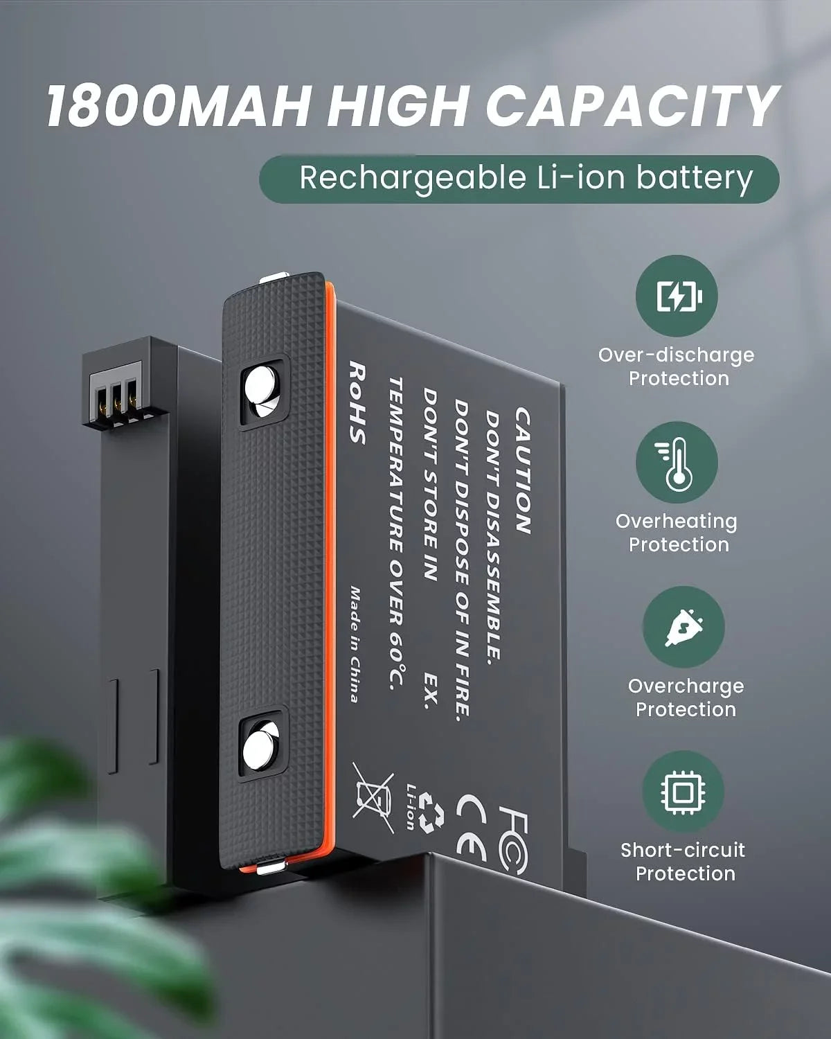 2 Channel Battery Charging Station & One Battery Insta360 x3 Camera 1800mAh High Capacity, Charger Station with Misro SD Card Slots