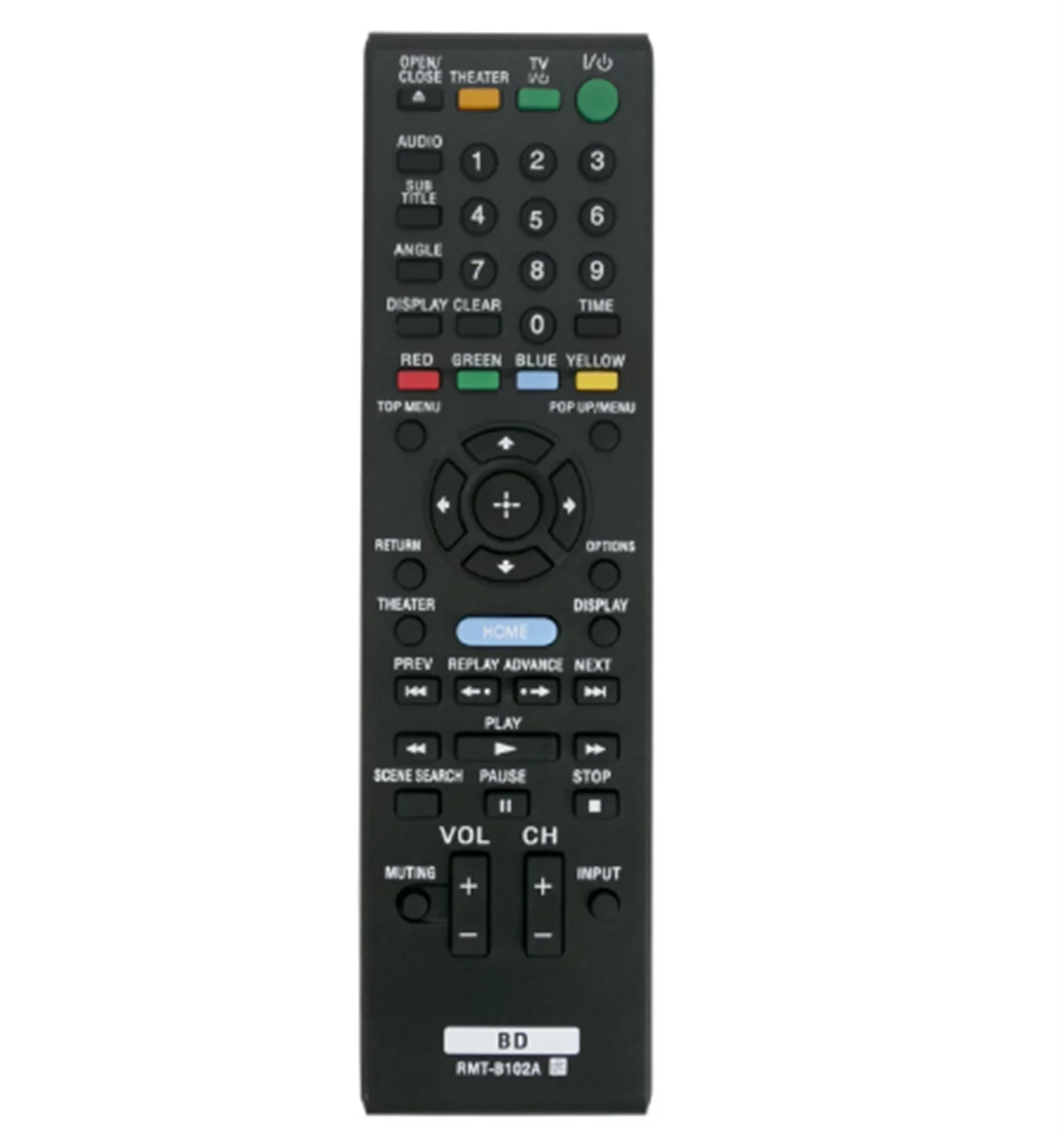 RMT-B102A Remote control replacement with Sony Blu ray DVD player BDPS350 BDP-S350B