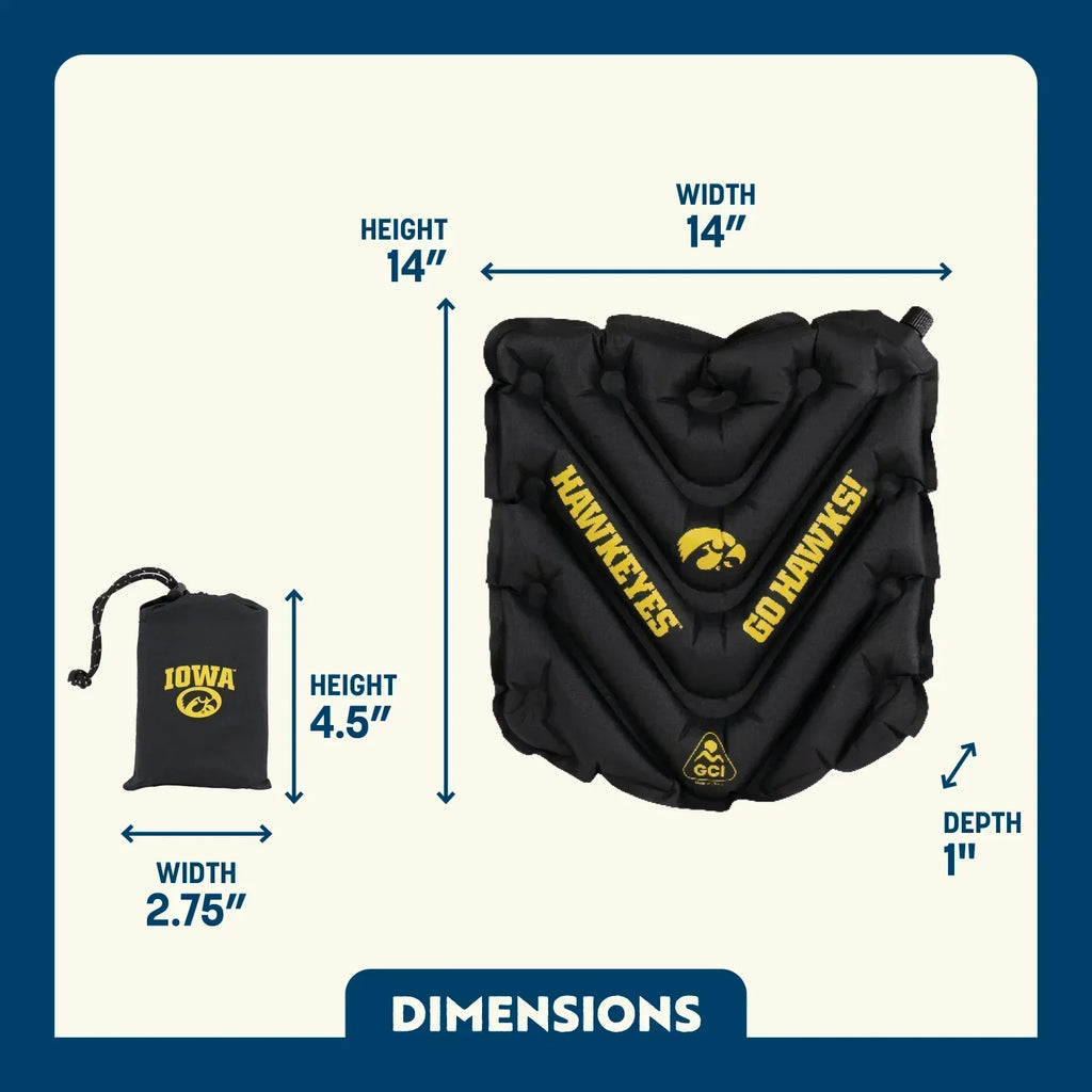 College V Seat™ Inflatable Stadium Cushion - Iowa Hawkeyes | Edition EN20