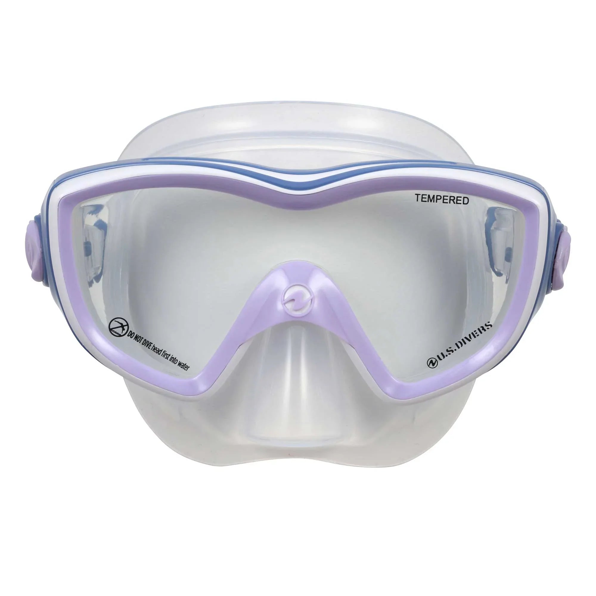 U.S. Divers Kalani Women's Snorkeling Set (Purple-White) s/m