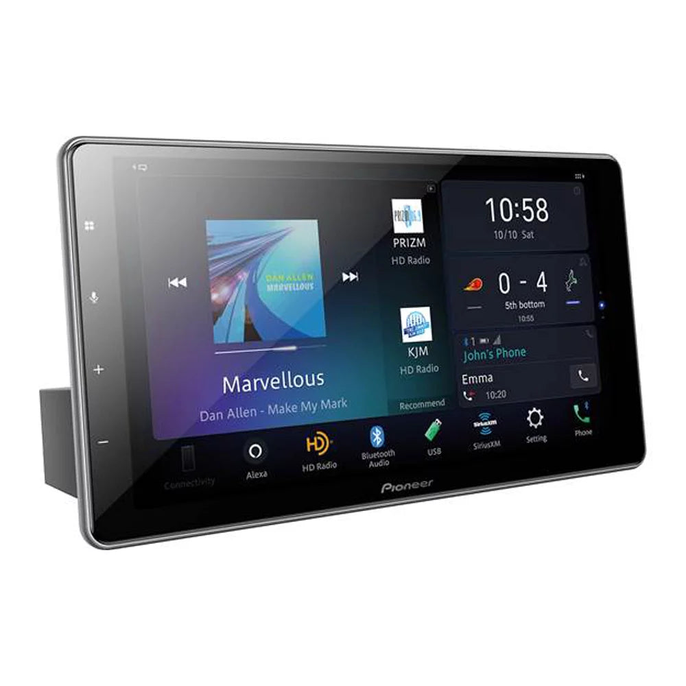 New Pioneer DMH-WT7600NEX 1-DIN 9" Digital Media Receiver & Bullet Backup Camera