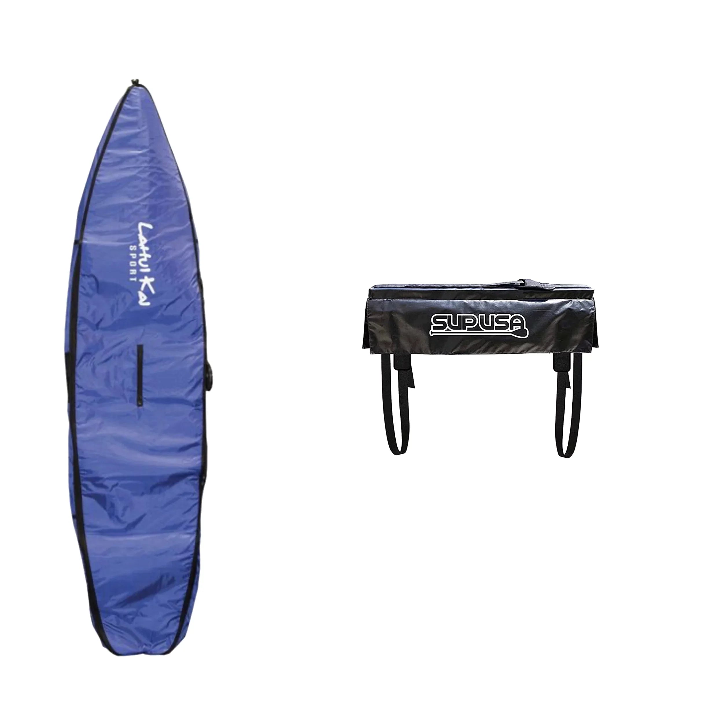Lahui Kai Stand Up Paddle Board SUP Bag -- 11' 6" -- Wrap Carrying Case, Storage (Pack includes Truck Tailgate Pad Board Transport)