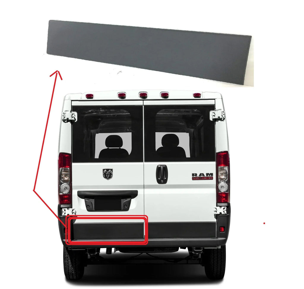 2014 2015 2016 2017 2018 with Ram Promaster 1500 2500 3500 Left Rear Back Door Molding Trim Driver